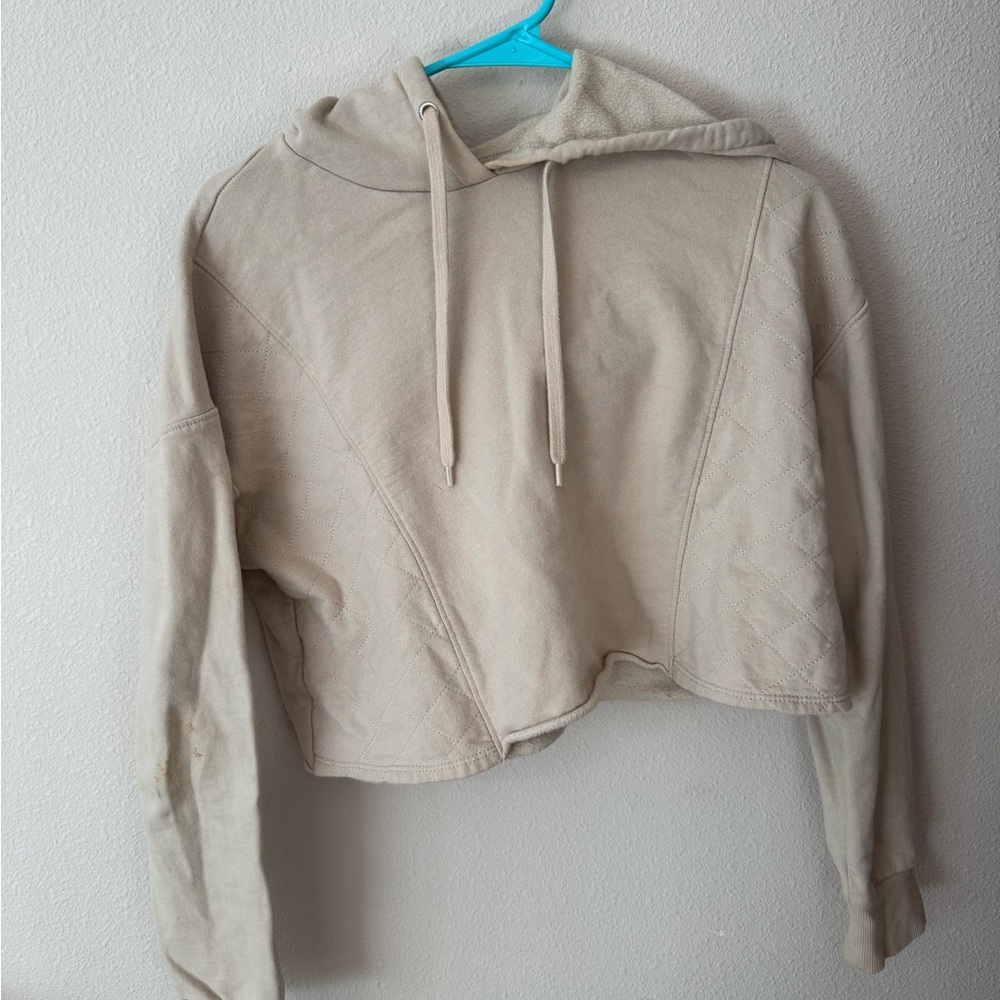 a new day Cream Hooded Sweatshirt